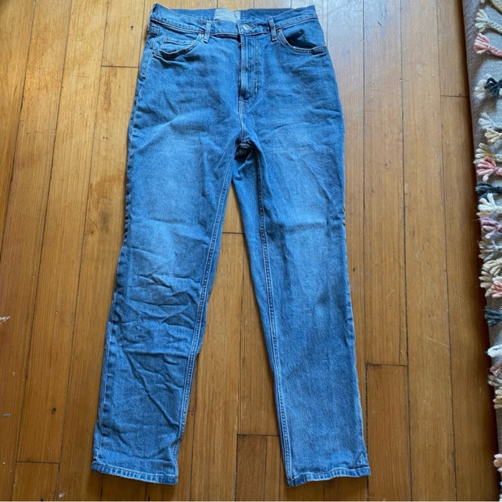 Everlane Classic Blue Straight Jeans Timeless Denim